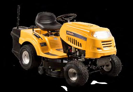 Traktory travní, se zadním výhozem RLT 92 T Riwall travní traktor 92 cm se zadním výhozem a 6stupňovou převodovkou Transmatic nově vyvinutá, spolehlivá a jednoduše ovladatelná šestistupňová