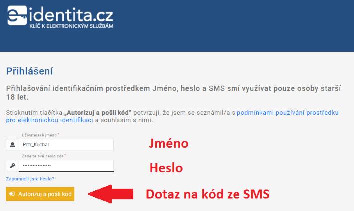 UPS Username Password SMS - jméno, heslo, SMS - alternativa k eop - místo čtečky jakýkoliv mobil fakticky jde o uživatelský účet v NIA LoA = úroveň ověření dle eidas střední založte si sami