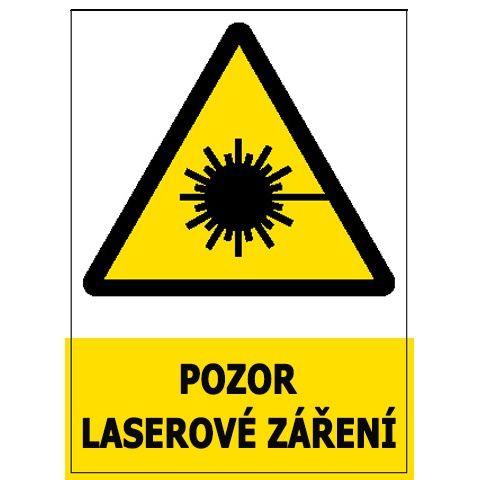 POZOR LASEROVÉ ZÁŘENÍ Všeobecné pracovní postupy: Obecně je nutno dodržovat takové pracovní postupy při práci s optickými zařízeními, aby se zamezilo přímému ozáření oka laserovým paprskem, případně