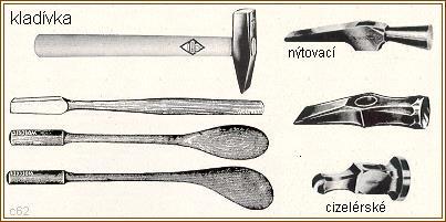 kitštok - zast. náz. pro tmelku kladívko - angl. hammer, gavel, jednoduchý ruční nástroj různých velikostí a tvarů dle účelu užití. Rukojeť má být dobře upevněná, pracovní plocha dokonale hladká.