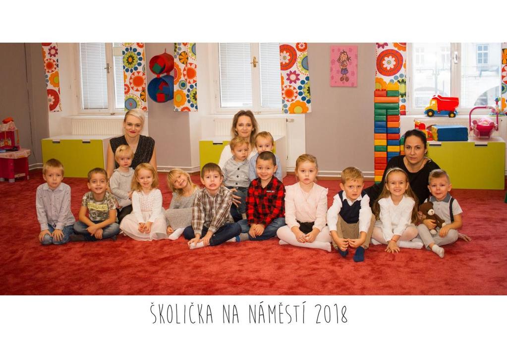 8. ŠKOLIČKA NA NÁMĚSTÍ Dne 1.9.2017 jsme otevřeli již pátý prostor Sedmikrásky Žatec. Jedná se o prostor, kde nabízíme péči o děti od 10 měsíců.