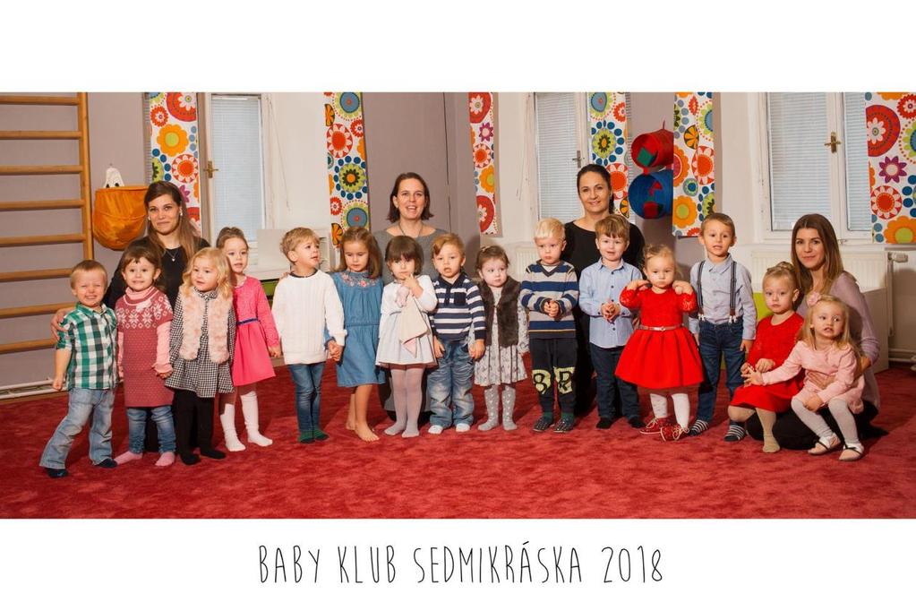 6. DS BABY KLUB SEDMIKRÁSKA Dne 9.9.2014 jsme otevřeli již třetí prostor Sedmikrásky Žatec. Jedná se o prostor, kde nabízíme péči o děti od 1 roku.