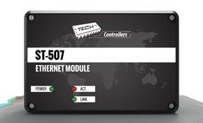 INTERNETOVÝ MODUL URČENÝ PRO CS-L-7, CS-L-8 CS-507 Funkce: dálková správa regulátorů pro termoelektrické pohony, editace zadaných teplot v každé zóně, nastavení týdenních harmonogramů, prohlížení