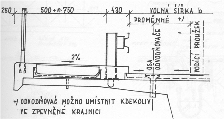 vozovek a chodníků - chodník