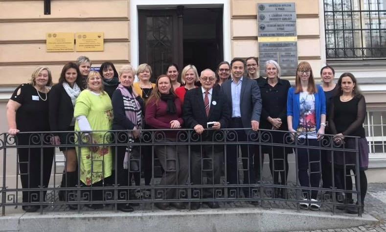 Mezinárodní ergoterapeutické setkání v Praze 31.1.2019 na KRL 1.LF UK Prezidia ENOTHE, COTEC, ROTOS, OT EUROPE, ČAE a zástupců všech pěti českých ergoterapeutických vysokých škol, z 1.