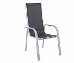 S AKČNÍ SLEVOU 36% NA CELÝ SORTIMENT textilen 1x1 ŽIDLE VERA BASIC Stohovatelná židle Vera v moderním designu s hliníkovým rámem ošetřeným práškovou technologií je opatřena kvalitním textilenem v