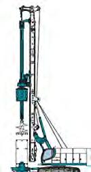 diameter with casing oscillator C.F.A. PILES Max. depth Max.