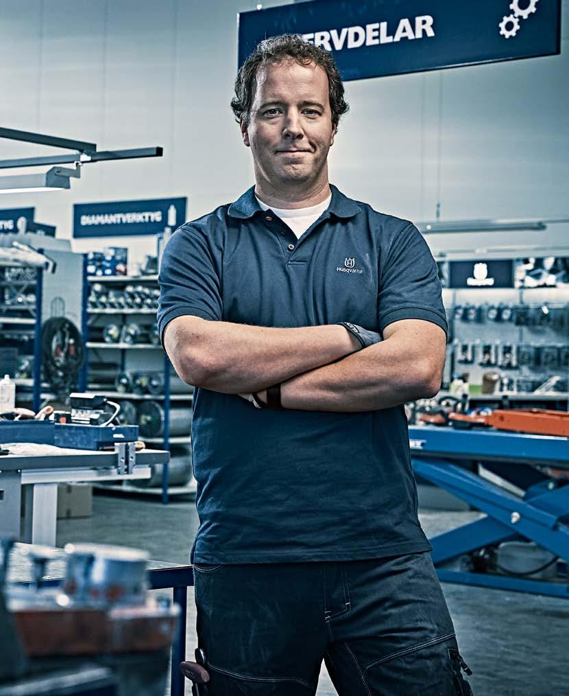 EXPERTI SPOLEČNOSTI HUSQVARNA K VAŠIM SLUŽBÁM Veškerou hutnicí techniku od společnosti Husqvarna by mělo být snadné používat, ale také zakoupit, vlastnit, udržovat