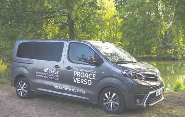 Praktičnost pro rybáře: Hlavní plus Toyoty PROACE Verso. Velká variabilita uspořádání sedaček.