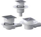 ŘEŠENÍ DO VLHKÝCH A MOKRÝCH PROSTOR Wetroom Solutions (WRS) TE Plus je profilovaná rohož z PUR pěny pro snížení kročejového hluku a také k utlumení přenosu hluku do konstrukce.