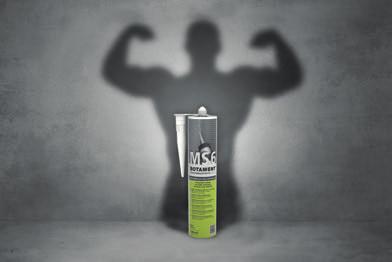 ŘEŠENÍ DO VLHKÝCH A MOKRÝCH PROSTOR Wetroom Solutions (WRS) MS 6 je elastický, lepicí a těsnicí