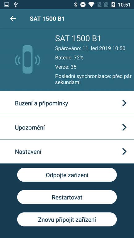 4.2.2. Activity Tracker V nabídce Activity Trackeru si můžete zobrazit podrobné informace