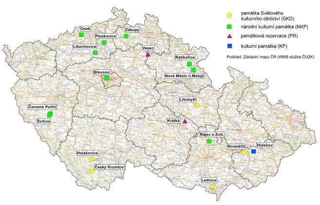 Rámcový a podrobný průzkum lokalit Popis sledovaných vodních prvků lokalit: průtočné rybníky bez produkčního chovu ryb Břevnov, Červené Poříčí, Český Krumlov, Holašovice, Ploskovice, Vesec, Krátká,
