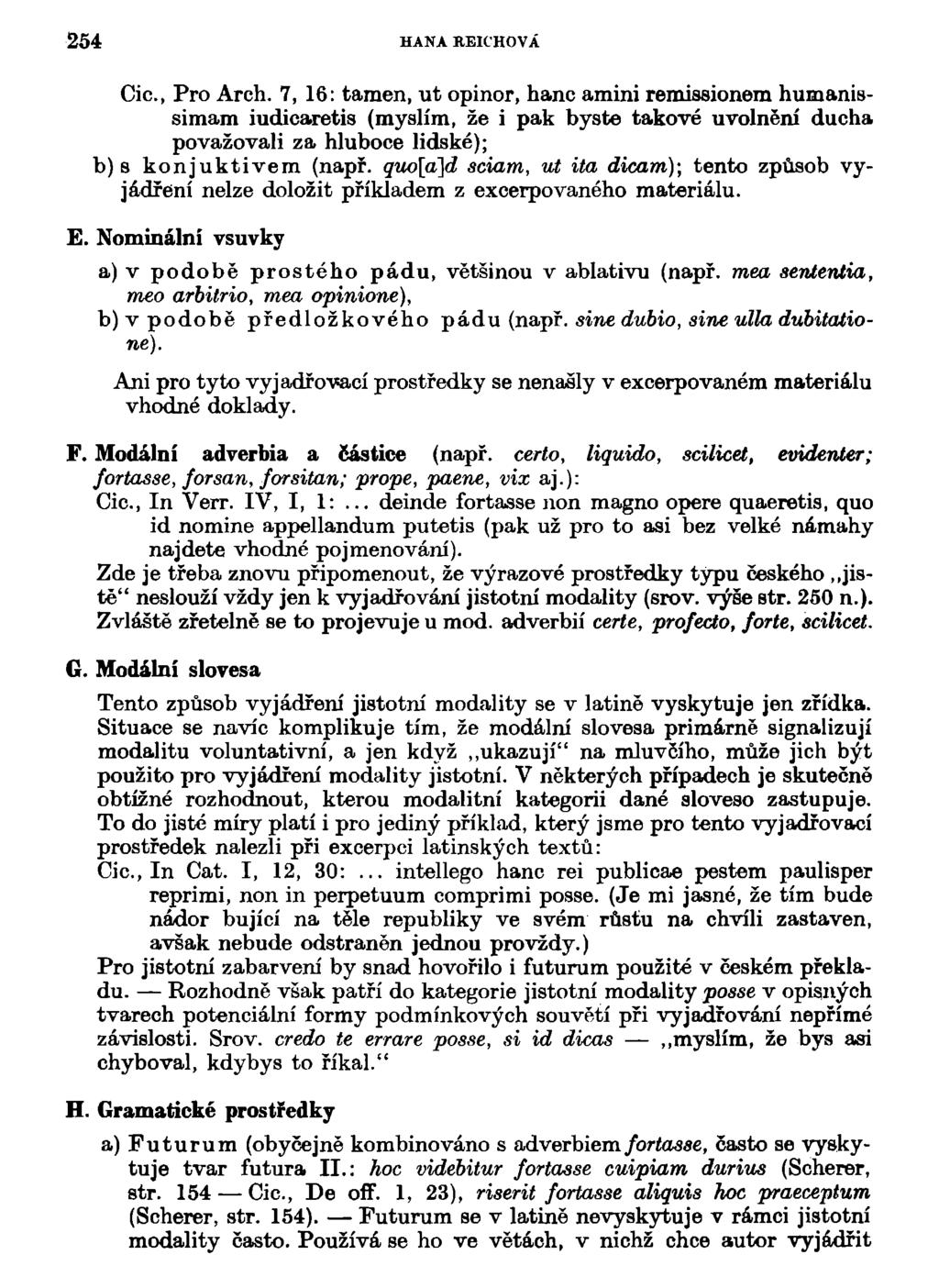 54 HANA REICHOVÁ Cic, Pro Arch.