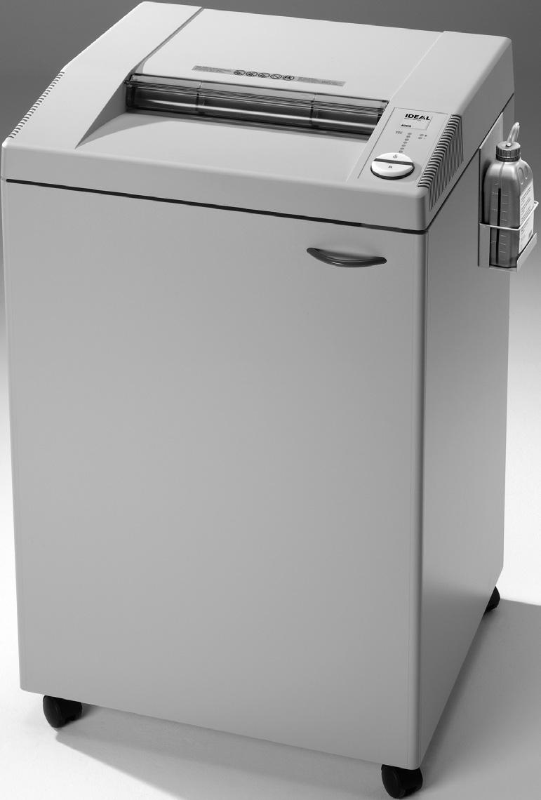 Aktenvernichter Document Shredders Destructeurs de Documents Papiervernietigers Distruggidocumenti Destructoras de Documentos Dokumentförstörare D Betriebsanleitung GB Operating Instructions F Mode d