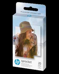 3 Fotky zábavných rozměrů 5 7,6 cm u tiskáren HP Sprocket a HP Sprocket 2 v 1; 5,8 8,6 cm (o 30 %