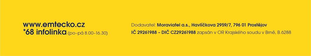 Tento ceník je součástí smlouvy o poskytování služeb elektronických komunikací.