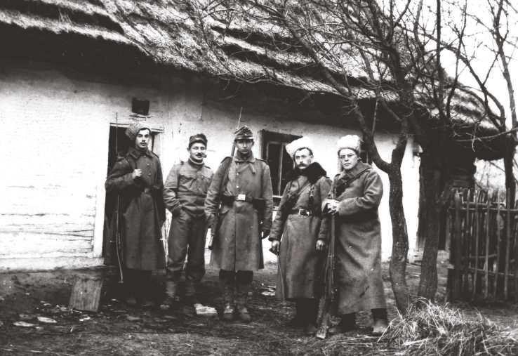 Zborov 1917 Výzvědná činnost České družiny 1914 1915 19 Příslušníci 1.