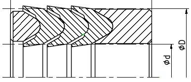 Pístnicová těsnění Hydraulická, jednočinná -30 C 100 C 0,5 m/s 500 bar ECOPUR stříšková těsnicí sestava, -20 C 100 C 0,5 m/s 500 bar H-ECOPUR výroba standardním obráběním -40 C 100 C 0,5 m/s 500 bar