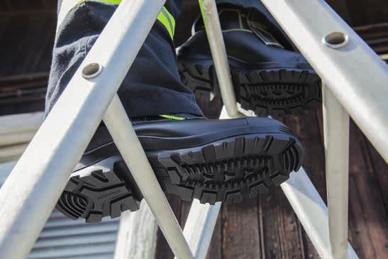 EXPLORER Sole EXPLORER rubber sole Antistatic, non slip, resistant to oils, acids and fuel Zones with special profiles prevent the footwear from slipping on different types of surfaces Self cleaning