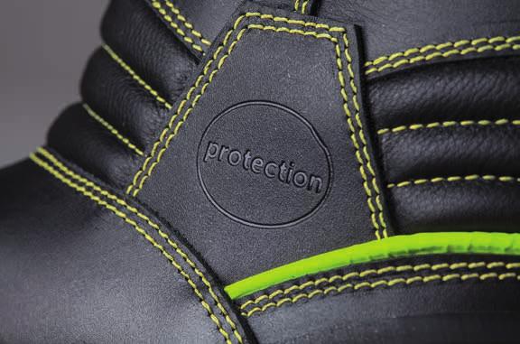 teplo nekovová COMFORT Flexibility and comfort COMPOSIT Composite toe cap Flexible segmentation around the ankle maximum flexibility at the flexion spot Boot s inner upholstery made of breathable