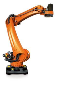 Paletizační průmyslové roboty Konstrukce paletizačních robotů jsou odvozeny z šestiosých průmyslových robotů (obr. 2), kde se vynechává šestá popřípadě i pátá osa z kinematického řetězce.
