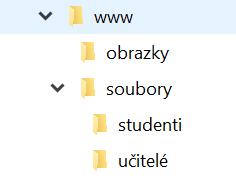 tento soubor v podsložce, pak píšeme cestu po jednotlivých podsložkách a názvy podsložek oddělujeme znakem / (lomítko).