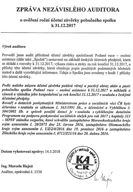 patronka, paní Marta