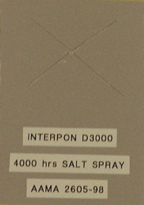 Vynikající odolnost Interpon D3000-Fluoromax je přirozeně pružný a odolný vůči poškození.