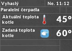 Lišta ikon zobrazují se ikony aktuálně pracujících zařízení podrobný popis ikon je uveden v tabulce 4.1.2.1 Popis ikon, strana: 16 3.