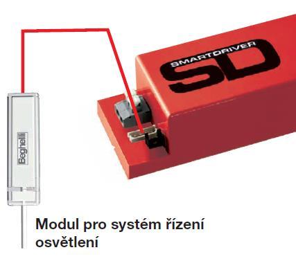 1. Modul pro systém řízení osvětlení 15022 Širokopásmový radiový vysílač s pracovní frekvencí o šířce 2 400 až 2 483 GHz Přijímání a ovládání rádiových příkazů Možnost provedení automatických funkcí