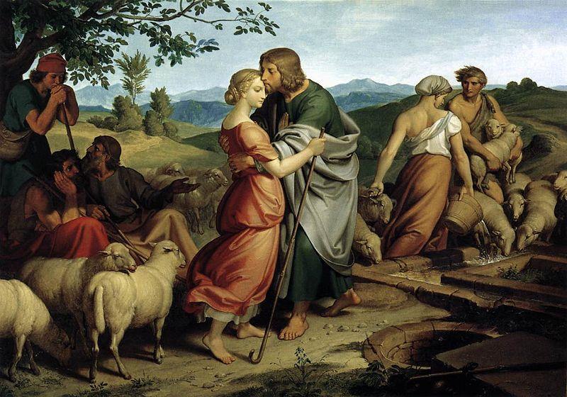 Joseph von Furhing, Jákob se setkává s Ráchel (1836) - SETKÁNÍ S RÁCHEL -