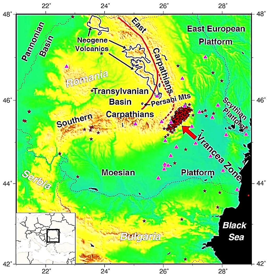 gravitational collapse of the continental lithosphere. In their works the existence of the subduction underneath the Carpathian Mountains was excluded.