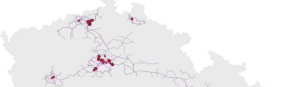 6.1.2 Stanovení hotspotů v rámci aglomerace Olomouc Jak je patrné z přehledové mapy ČR v