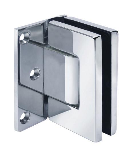 R3 TGAH901OS Regulovatelný pružinový závěs s bočním kotvením (sklo - zeď) Adjustable hinge, spring load mechanism offset fixing plate (glass to wall) 60.5 21 60 104 82 5 5.