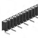 utinkové lišty 2,00 Precizní kontakty pro průřez kolíku 0,5 mm a Ø do 0,56 mm 2 n x 2 2 2 Ø 0,5 4,2 5,7 5 Y 5 S.