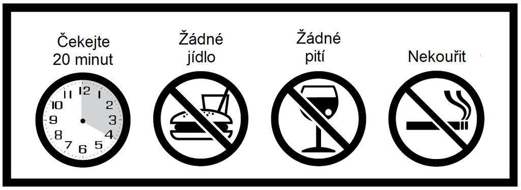 OBSLUHA Důležité! Testované osoby by měly počkat 20 minut po jídle, pití nebo kouření, než začnou foukat do BACtrack testeru.