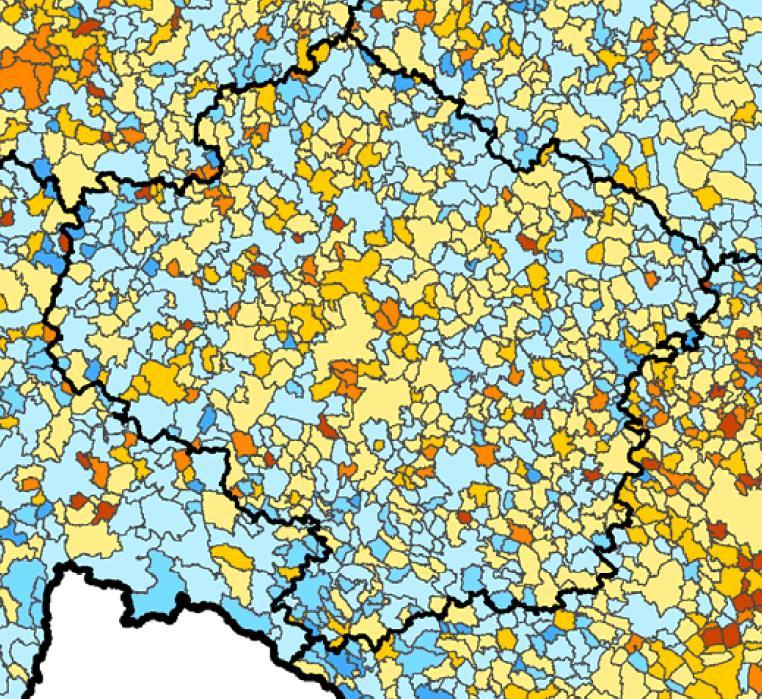 DATA ZA KRAJ VYSOČINA