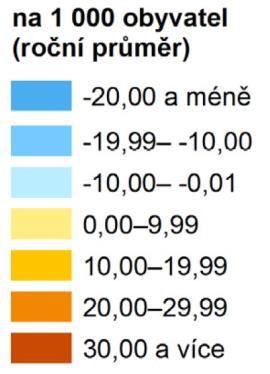 počtu obyvatel v obcích