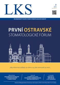 LKS ČASOPIS ČESKÉ STOMATOLOGICKÉ KOMORY TIŠTĚNÁ VERZE Charakteristika ČSK vydává měsíčník LKS ISSN 1210-3381 (Print). Je koncipován jako stavovský a odborný recenzovaný časopis zubních lékařů.