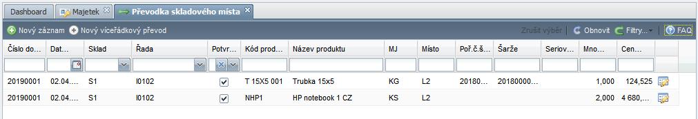 CZ-CPA - Byl opraven import číselníku CZ-CPA (excel ke stažení na stránkách statistického úřadu). Pozor, import trvá vzhledem k rozsahu číselníku několik minut.