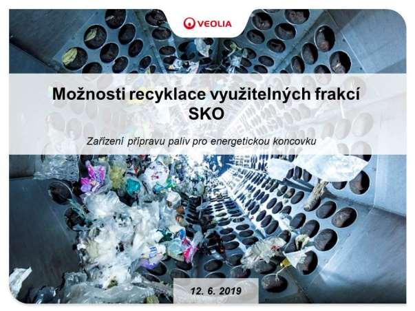 Možnosti recyklace využitelných frakcí SKO