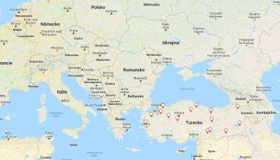 důvodně podezřelé z kontaminace virem slintavky a kulhavky a moru malých přežvýkavců tím, že se posledních 28 dnů pohybovaly v oblasti s výskytem této