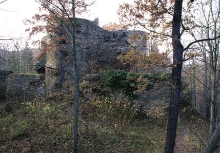 Hrad Radosno Hrad Radosno nachází se poblíž vesnice Rybnica Leśna, pochází z 2. poloviny 13. století. V 15. století byl zničen vratislavskými měšťany podporovanými vojsky.