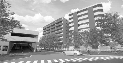 Odtajněný projekt počítá s přístavbou dvou domů k renovované ubytovně, které dohromady tvoří rezidenci Kotelna.