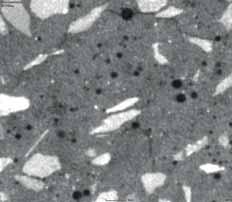 picture of mortar exposed to environment of increased CO 2 concentration (in graphs marked as 5m-C ) without subsequent thermal stress
