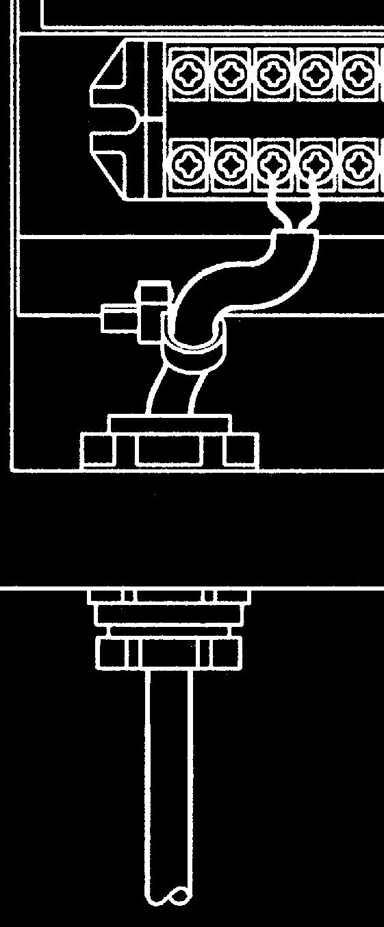 Route the cable out of the valve kit box according to figure below and fix with the tie wrap (D). See "Electric wiring work" on page 4 for more details.