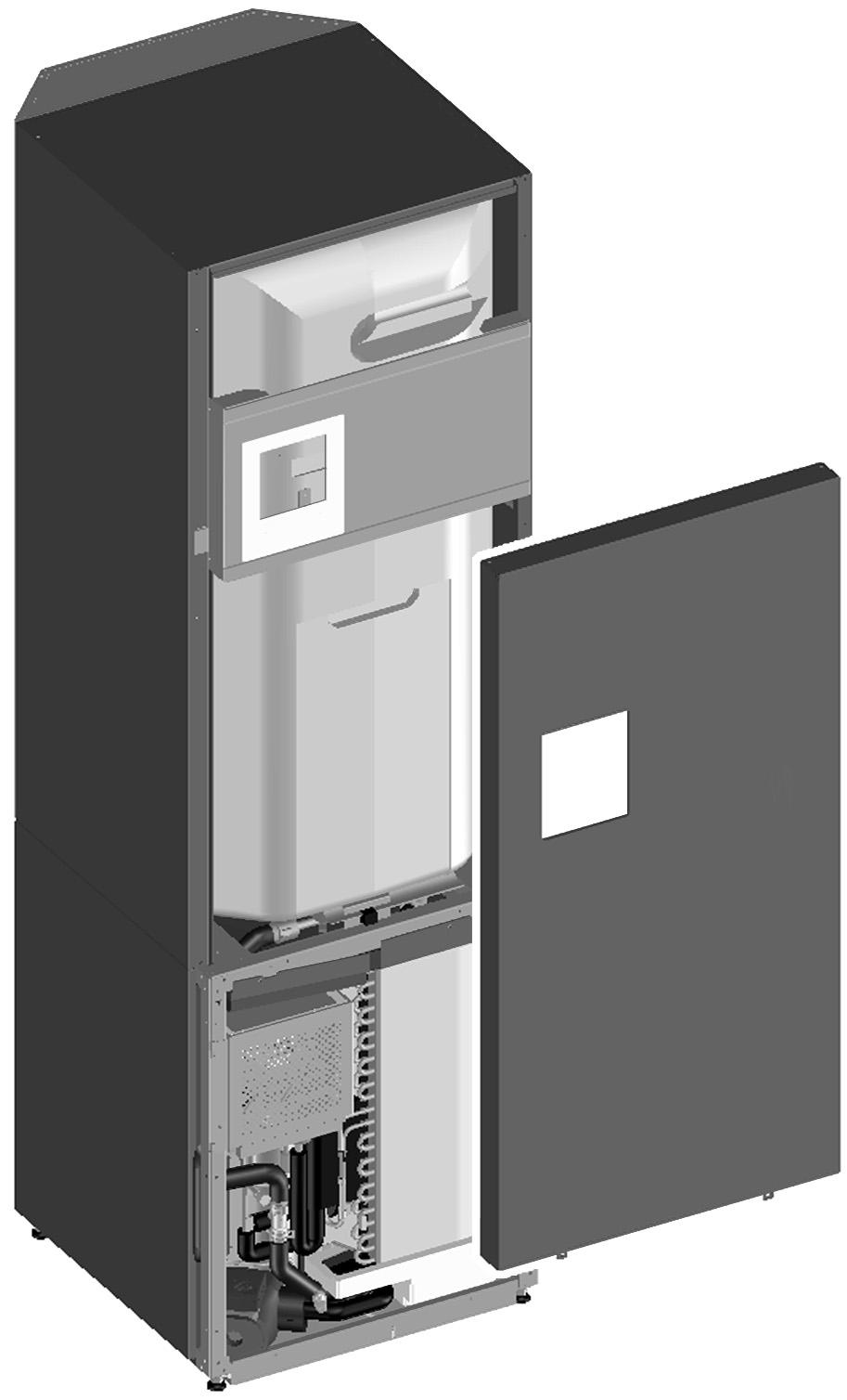 Connect the system to the water circuit as described in the chapter "Piping connection work" on page 0.