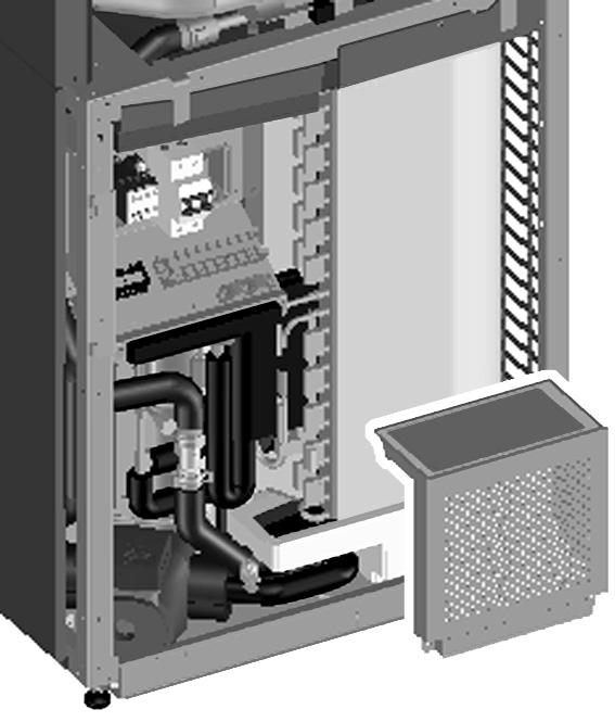 9.. System overview of field wiring Field wiring on the unit side is to be made on the terminal block inside the switch box. To gain access to the terminal blocks, remove the switch box service panel.