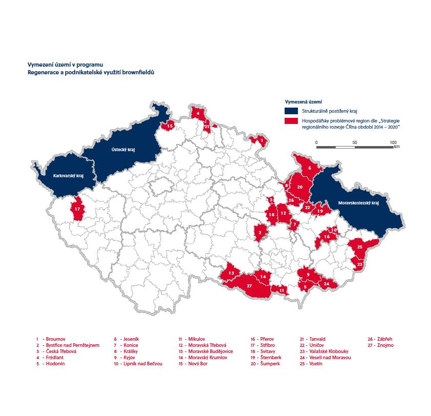 16 NÁRODNÍ PROGRAM REGENERACE A PODNIKATELSKÉ VYUŽITÍ BROWNFIELDŮ (RPVBF) - Vyhlášen na roky 2017 2023 - Dotace na revitalizace zastaralých a nevyužívaných areálů na průmyslové a podnikatelské plochy